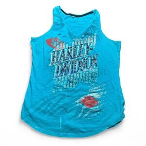 Harley-Davidson Missoula, MT Sequin Tank Top - unsure size probably a medium